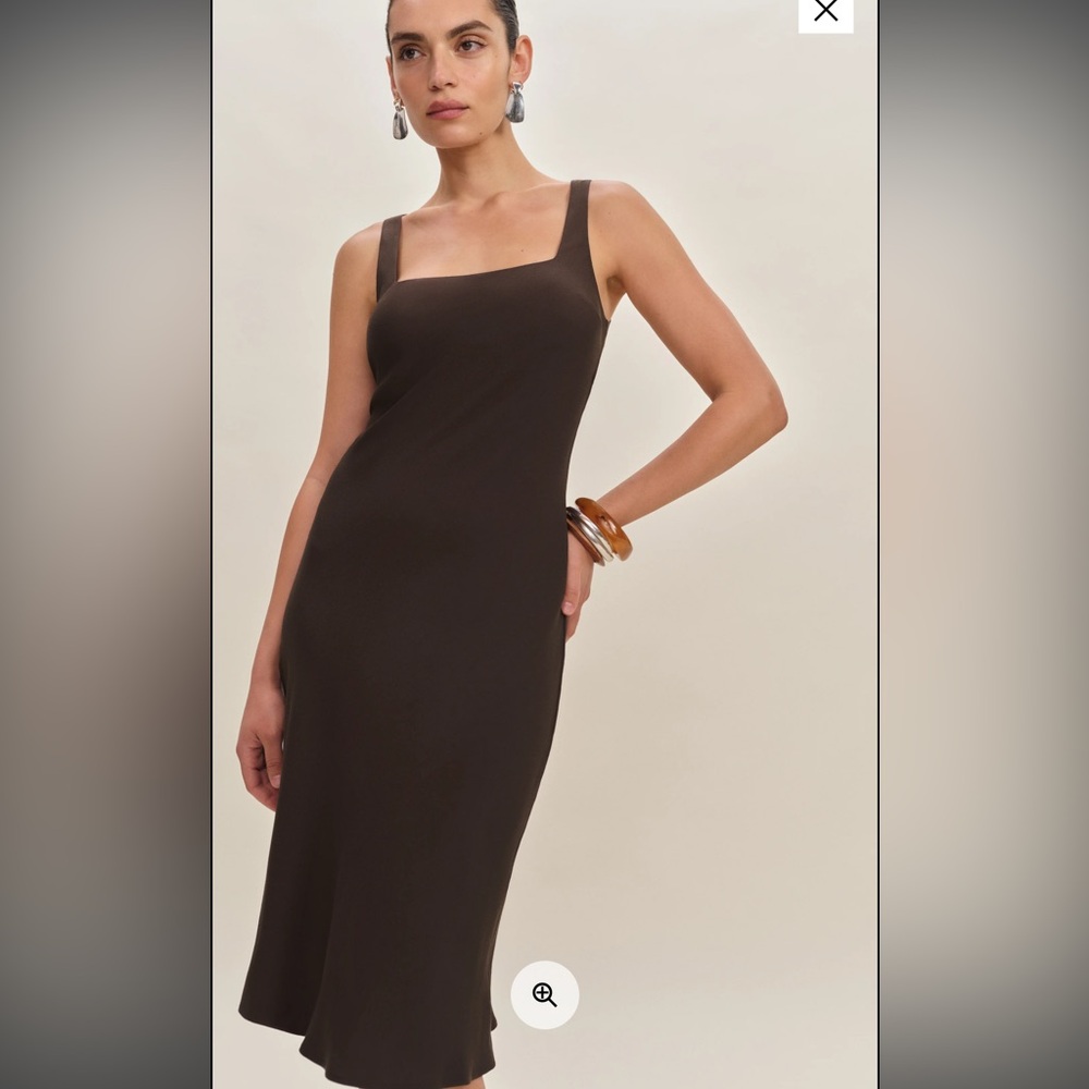 NWT Reformation Iro Dress Brown - Size M